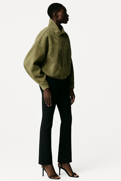 Relaxed Suede Jacket