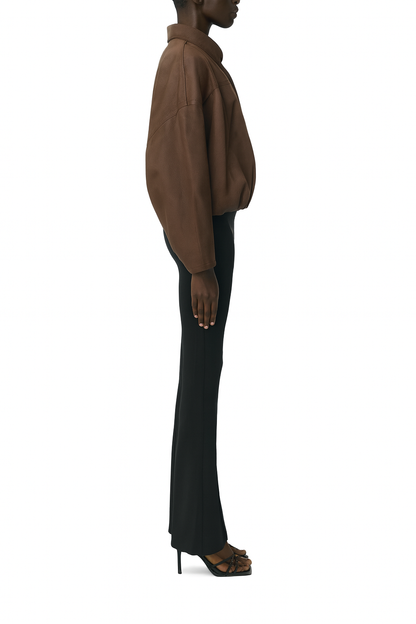 Relaxed Suede Jacket