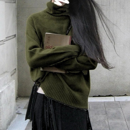 Olivia Cashmere High-Neck Sweater