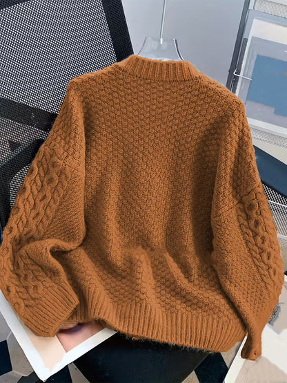 Eloise | Bow Front  Knit Cardigan