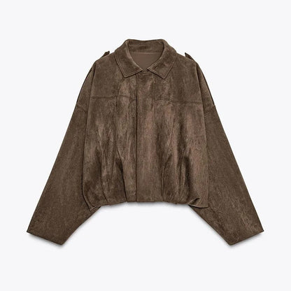 Relaxed Suede Jacket